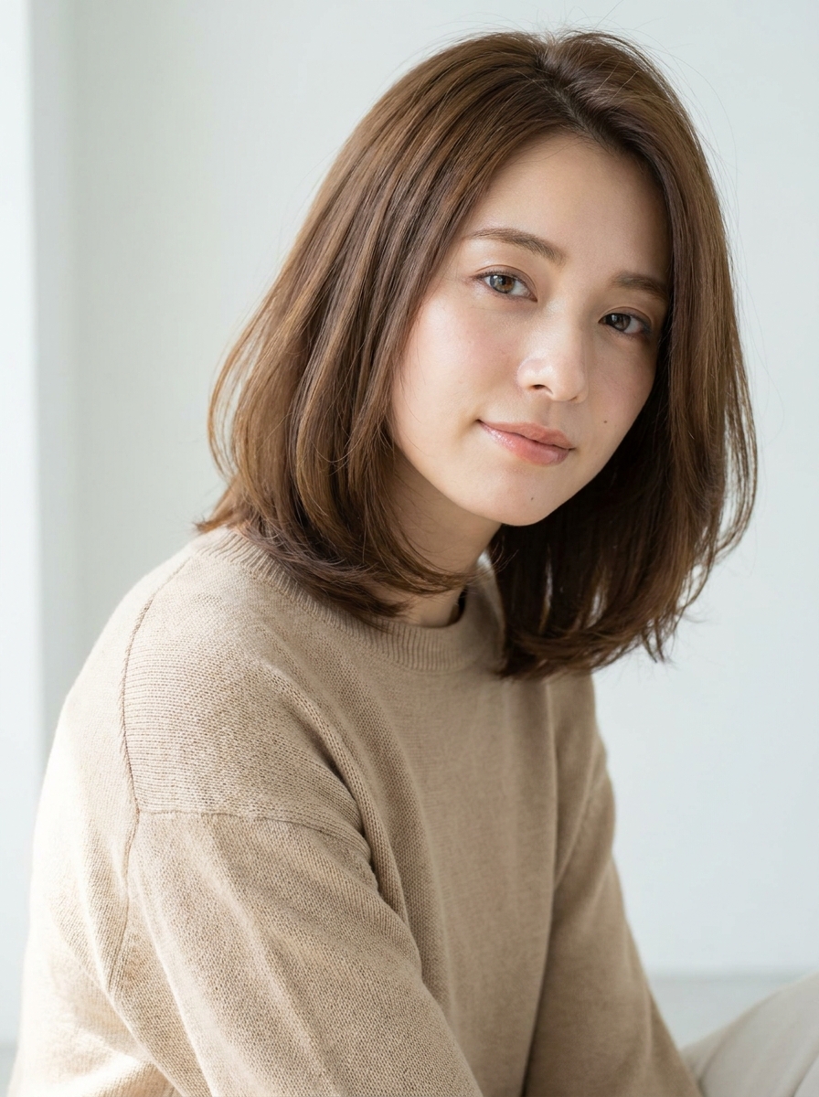 Soft Layered Bob als Bob Frisuren mittellang Inspiration 2026